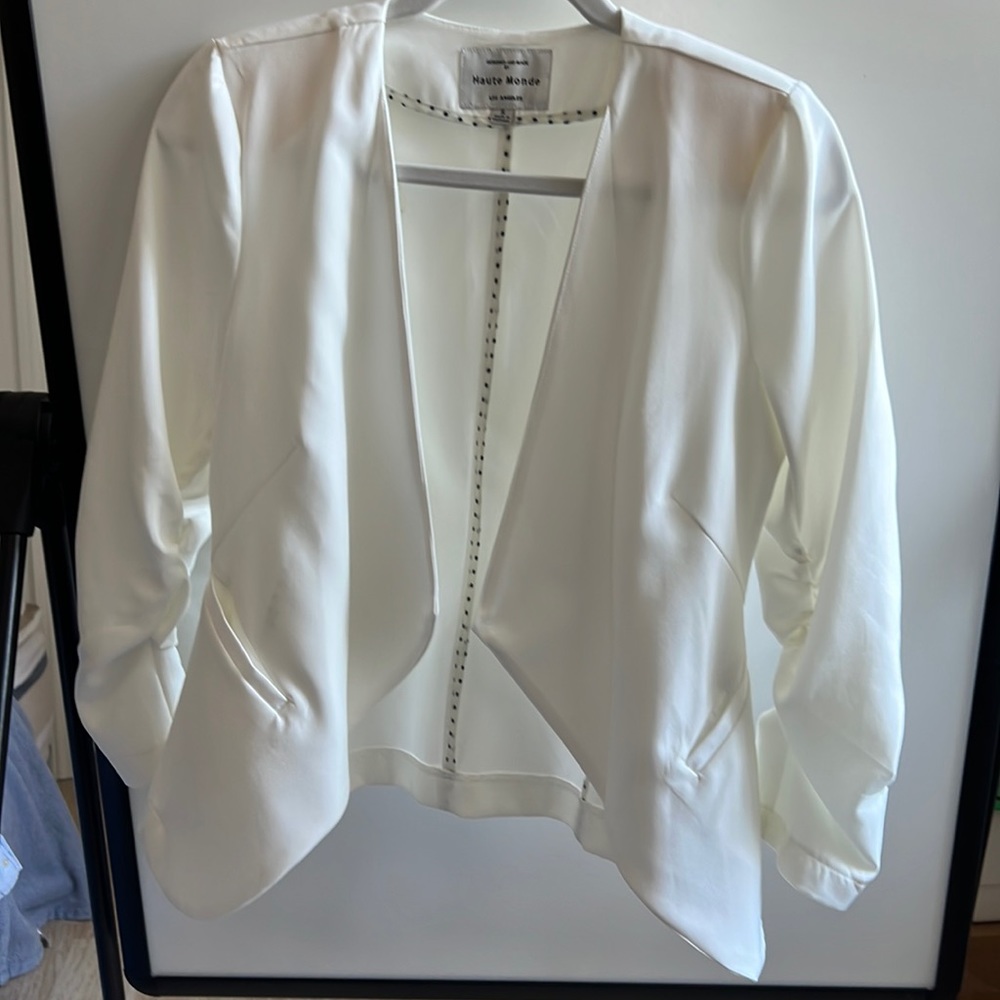 White blazer
